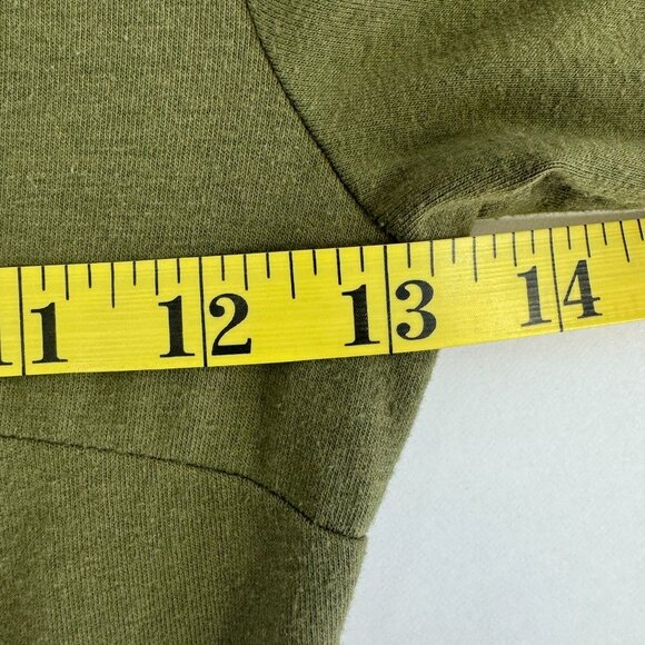 Womens Charlotte Russe Olive Green Long Sleeve Skater Flowy Dress XSmall - Picture 3 of 8